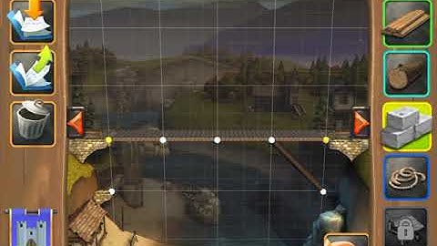 Bridge Constructor Medieval FULL WALKTHROUGH with all Golden Crowns Collected LEVEL IV - 1