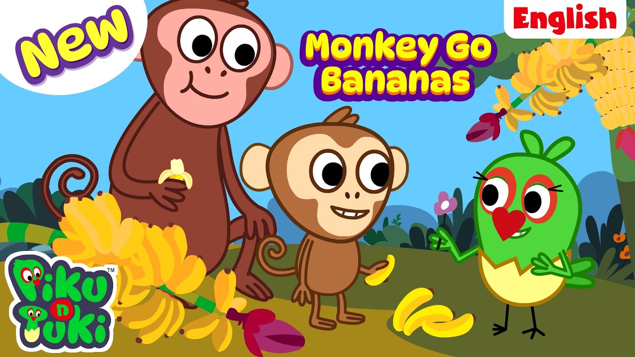 Monkey 🐒 Go Bananas | Jungle Beat | English Moral Stories | English Animated | English Cartoon