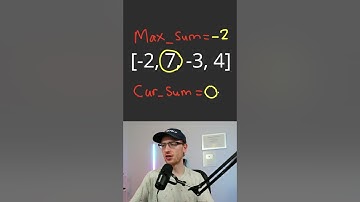 Leetcode 53 - Maximum Subarray (Kadane