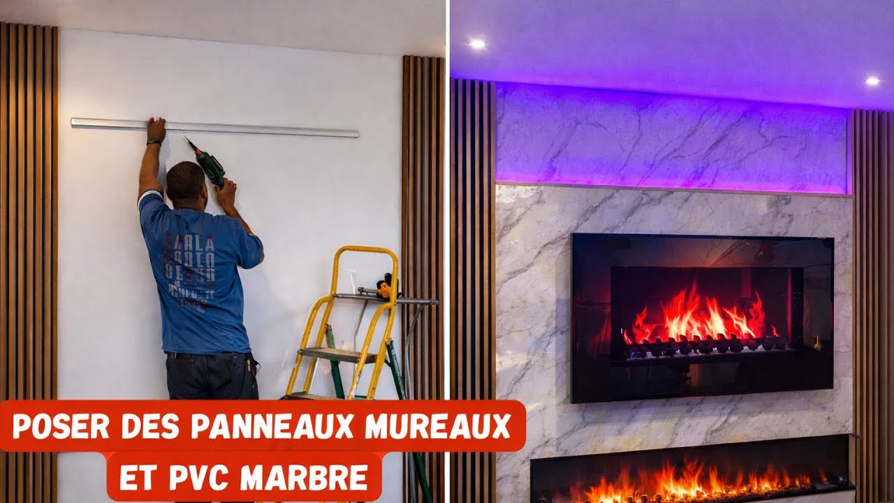 TENDANCE DÉCO 2026 | ASSOCIER TASSEAUX BOIS ET PVC MARBRE