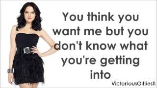 Video thumbnail of "Victorious Cast feat. Elizabeth Gillies-You Don't Know Me (Lyrics)"