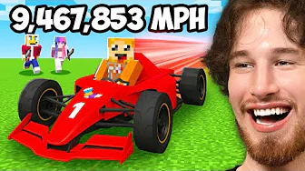 Minecraft Manhunt But I'm a RACECAR