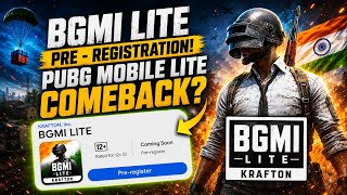 WILL PUBG MOBILE LITE COMEBACK? BGMI LITE PRE-REGISTRATION SOON🥲  screenshot 5