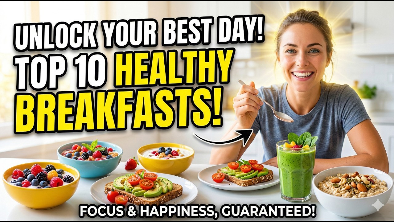 Eat THIS First: 10 Breakfasts for NEXT-LEVEL Focus & Happiness - YouTube