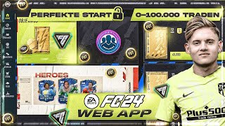 EA FC 24: DER PERFEKTE WEBAPP START📈von 0-100.000 COINS TRADEN in 24 STUNDEN✅ EA FC 24 TRADING TIPPS