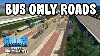 Create a sunken in bus stop in Cities: Skylines!