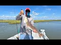 THE RED RUN HAS STARTED!  Fishing Bolivar/Galveston East Bay for big redfish.