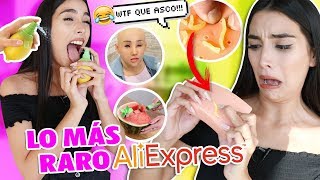 PROBANDO LAS COSAS MÁS RARAS Y LOCAS DE ALIEXPRESS!  ?¿VALEN LA PENA? | Claudipia видео