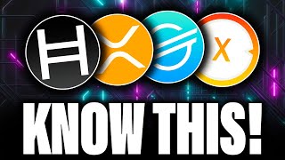 IF YOU OWN XRP XLM HBAR & XDC | YOU MUST KNOW THIS