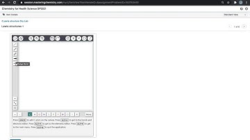 Tutorial for drawing lewis structures on mastering chemistry