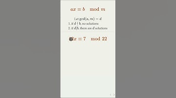 Linear Congruence Equation, a counter example