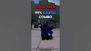 Cool Tech 99% Garou Combo || The Strongest Battlegrounds