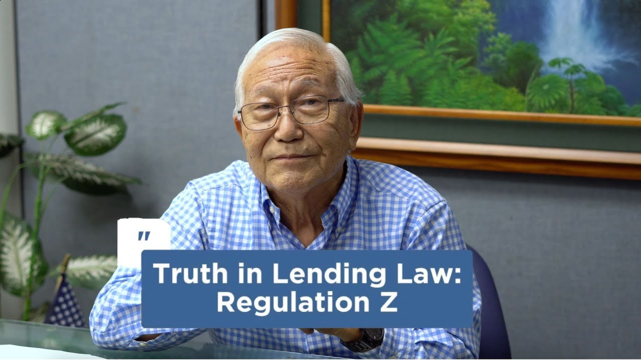 Truth in Lending Law: Regulation Z - Abe Lee Seminars Sessions