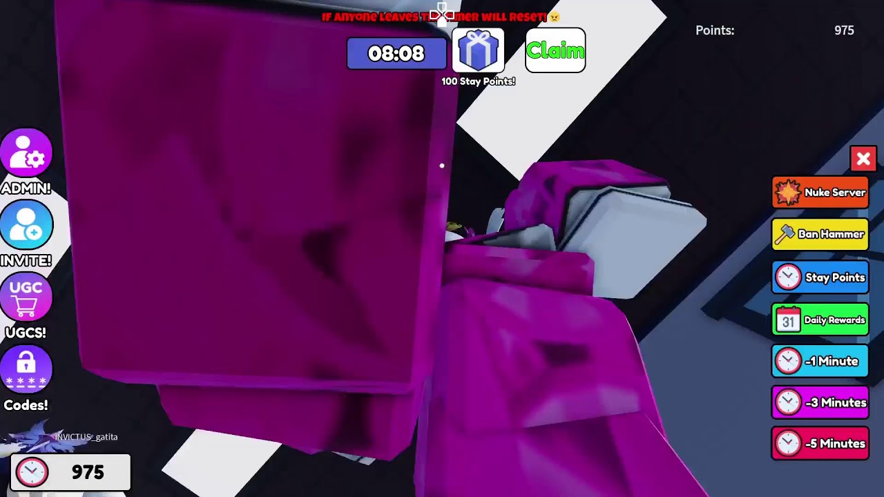 Ugc dont move afk youtube