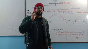 Part-13 ! Curve lecture ! Two theodolite method ! Setting out of curve ! Survey lecture ! Angular