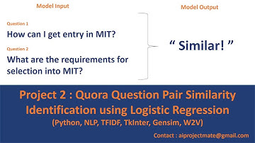 Machine Learning Project 2:  Question pair similarity identification