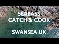 Spearfishing SOUTH WALES! - Catch &amp; Cook– Mumbles, SWANSEA!  Baked Seabass &amp; Hasselback Potatoes!!!