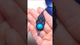 DIY boho style micro macrame drop earrings full tutorial on @bijoumadame #shorts
