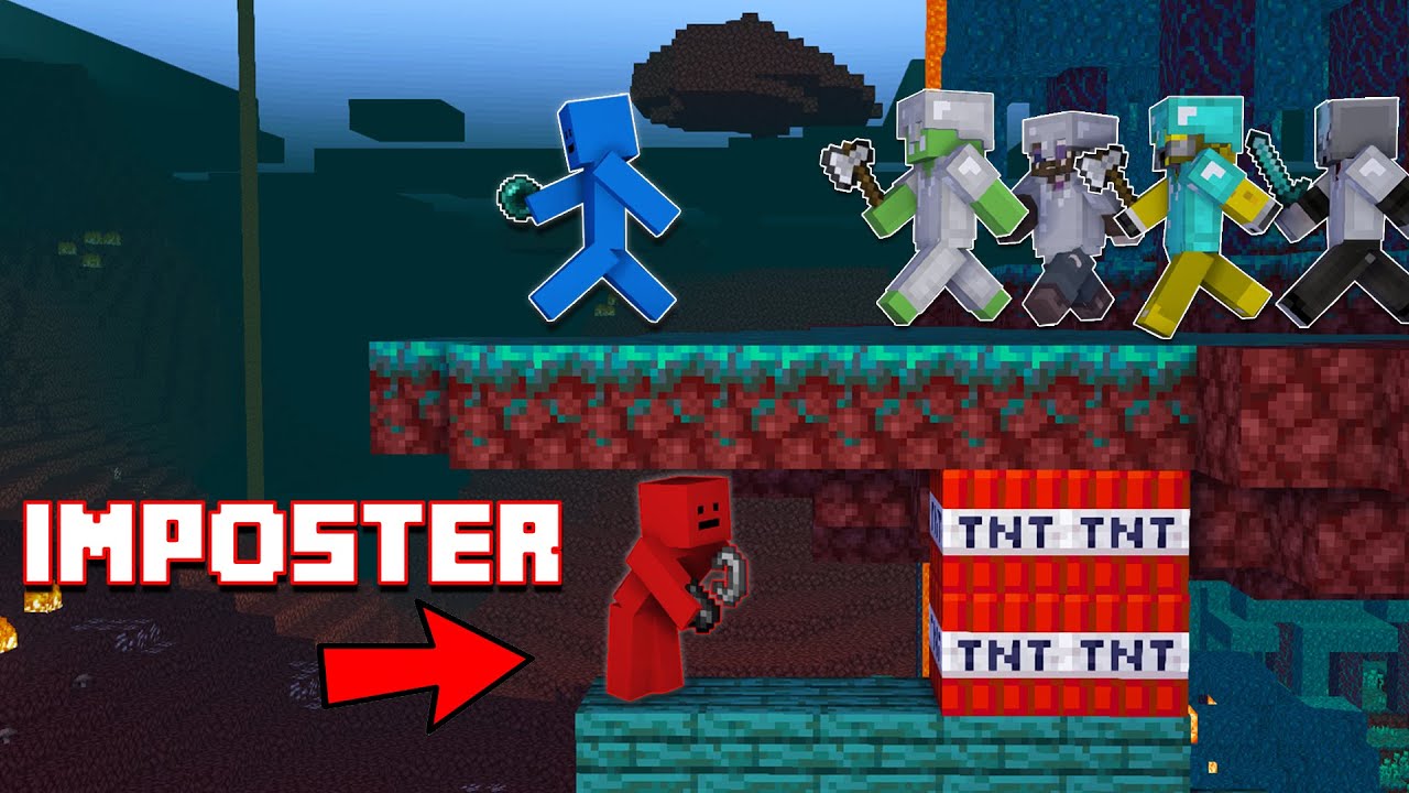 Minecraft Speedrunner Vs 5 Hunters But One Is An Imposter - YouTube