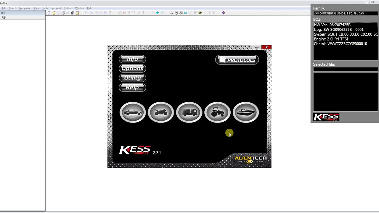 Kess v2 FW 5.0289 VAG Simos18 Virtual Reading