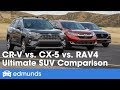 Honda CR-V vs. Mazda CX-5 vs. Toyota RAV4: 2019 Compact SUV Comparison Test