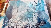 Abstract Art Pouring Circle Techniques 01 