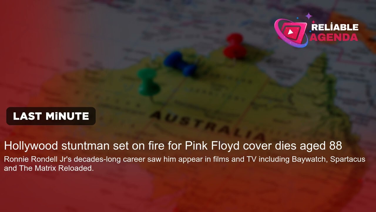 Hollywood stuntman set on fire for Pink Floyd cover dies aged 88