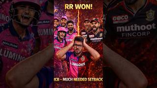 will #RR qualify??? much needed  setback for #RCB #ipl #trending #bollywood #cricket #viral #movie