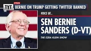 Bernie Comes Out Against Trump's Twitter Ban