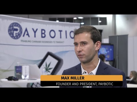 Paybotic Cannabis Payment Processing & Banking | Founder Max Miller at MJBizCon - video from Paybotic
