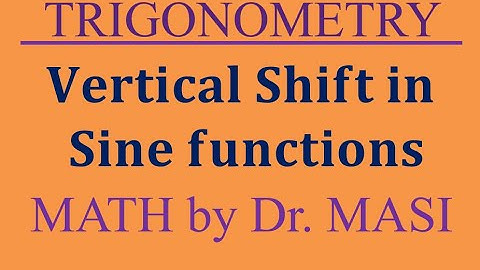 Vertical Translation in Sine Functions