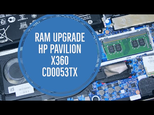 Er stil Konvertere Ram Upgrade HP Pavilion X360 2018| cd053TX - YouTube