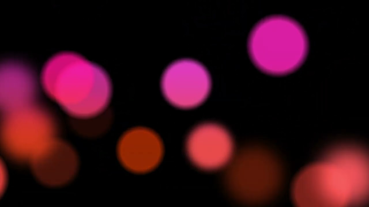 Vibrant Pink and Orange Bokeh Lights | 4K Soothing Screensaver