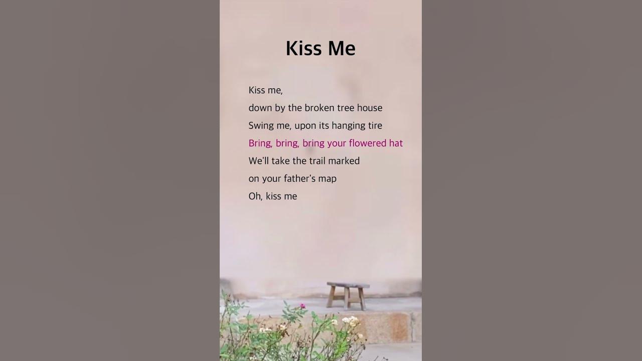 Kiss Me | Sixpence None The Richer #lyrics