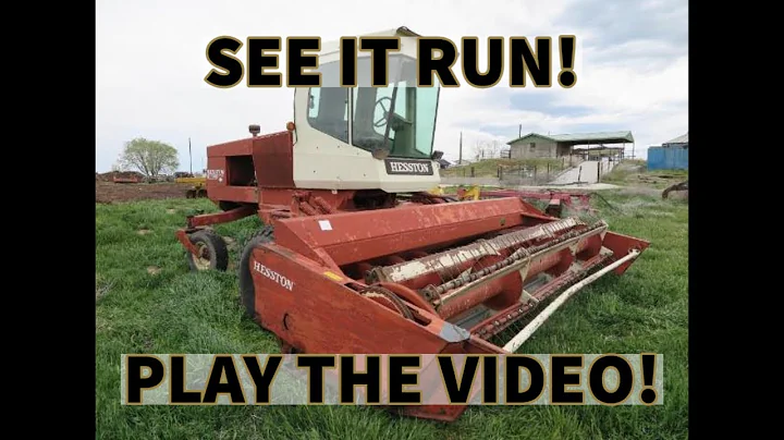 Hesston 6600 • Diesel Self Propelled Windrower