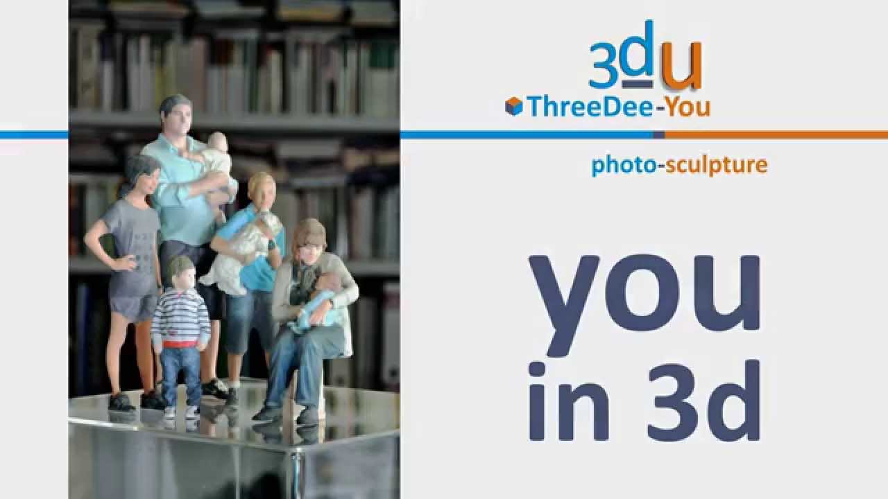 ThreeDee-You Photo-Sculpture 3d-u - you in 3d - YouTube