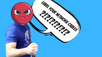 Cable Labelling and cable management