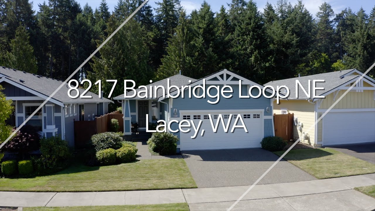 8217 Bainbridge Loop NE, Lacey, WA - Listed by Eric and Maria Kuehlthau. Coldwell Banker Danforth
