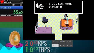 Undertale speed dating debug speedrun