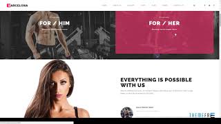 Barcelona - HTML/CSS Template for Fitness Gym and Fitness Centers