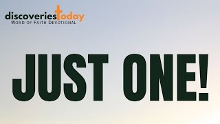 JUST ONE! | DT | 280326 | Info: https://wa.link/9gyo3a