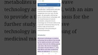 Technology about Microwave Oven  Start to End
