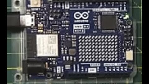 Arduino R4 WIFI lesson 1 homework