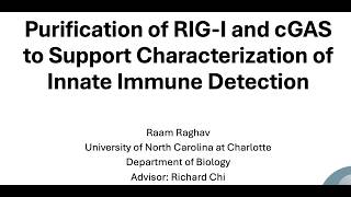 Biology Honors Program Final Thesis Presentation 2026 - UNC Charlotte