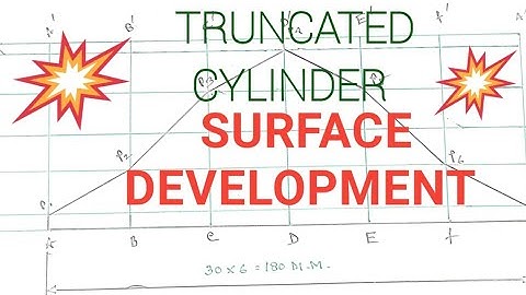 #how to draw  surface development of truncated hexagonal prism in Hindi 🔗 Sajal Sir(video