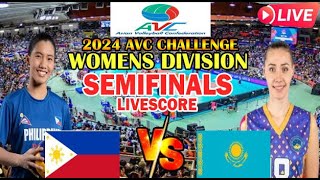 LIVE! ALAS PILIPINAS VS KAZAKHSTAN 2024 AVC CHALLENGE CUP WOMENS DIVISION SEMIFINALS LIVE SCOREBOARD