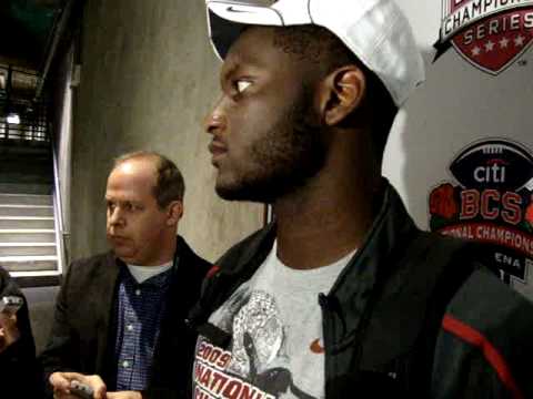 Rolando McClain BCS postgame