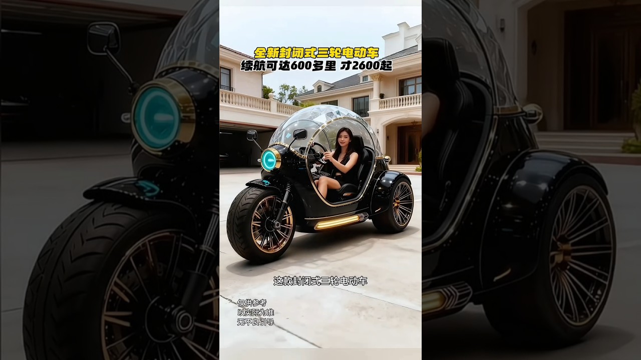 Future Electric Trike with 600 KM Range