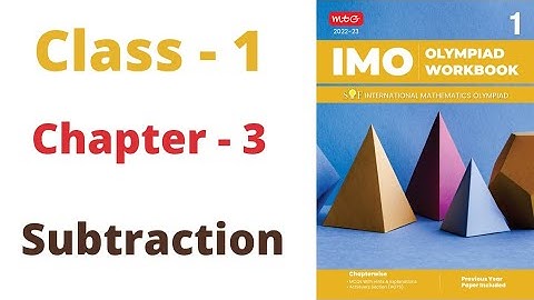 IMO ~  National Mathematics Olympiad Class - 1 | C - 3 | Subtraction | By - Sudhir Sir