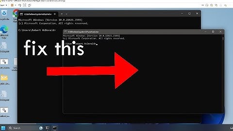 Fix Windows 11 Command Line Window | make cmd window smaller